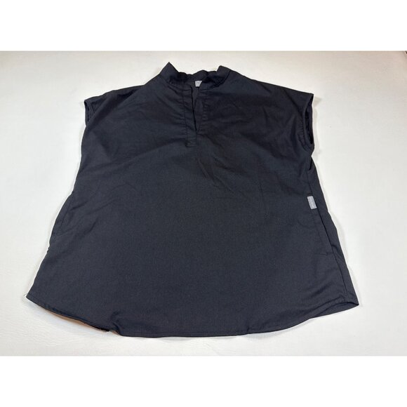 Niaahinn Tops - Niaahinn black Tunic scrub Top Size womens L Lightweight Casual Wear (II361)